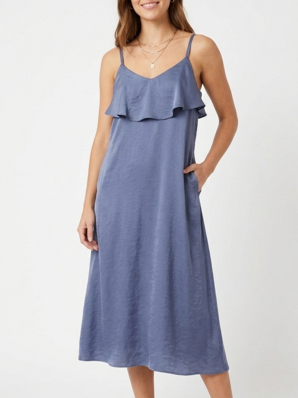 NWT Chelsea28 Midi Slip Dress